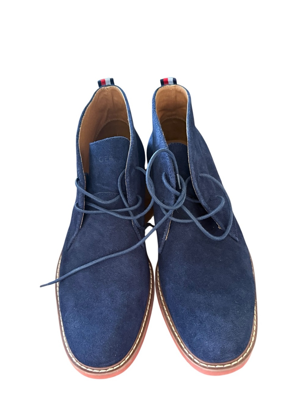 Tommy Hilfiger Gervis Navy Suede Chukka Boots Men’s 10 NWOB